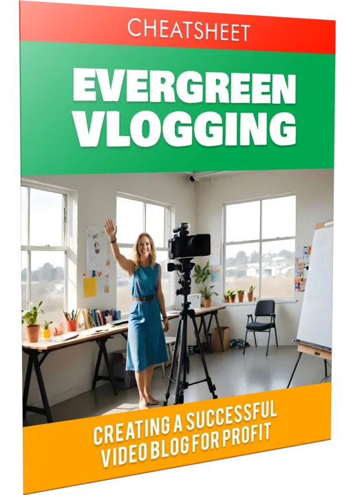 Evergreen Vlogging cheat sheet cover
