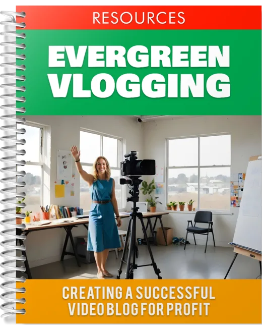 Evergreen Vlogging resource guide cover